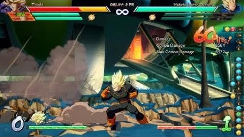 DBFZ Cell/Black/SSJVegeta 6.5k 3 Bar Corner Loop