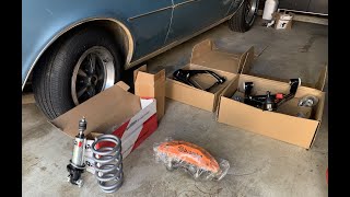 Installing coil overs on my 68 Firebird