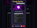 Cosmic Sphere Animation Using Three.js ✨ | Stunning Web Animation | CodewithLord
