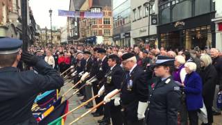 Armistice Day service in Lincoln 2015