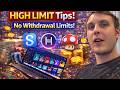 Tips for High Limit Online Gambling | What High Stakes Players Need From Online Casinos +Casino Tips