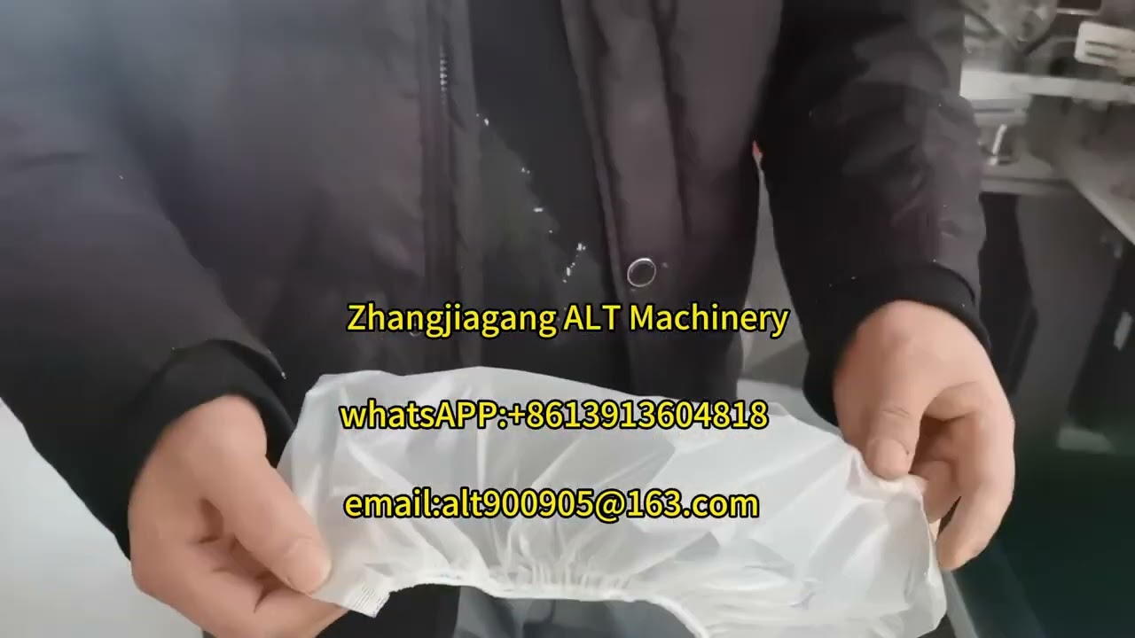 full auto plastic shoe cover machine