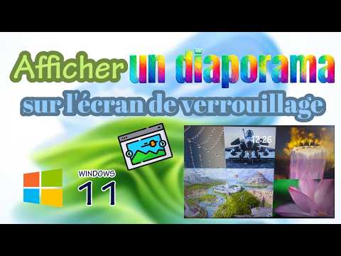 Afficher un diaporama sur l'écran de verrouillage de Windows 11