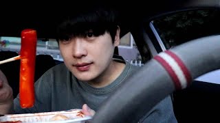 매콤 통통한 가래떡 떡볶이 x 하이볼 Spicy and chubby bar rice cake tteokbokki x hi ball Mukbang eating show