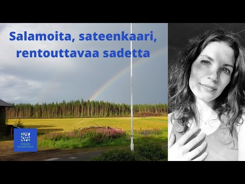 Video: Ukkospilvi. Ukkospilviä ja salamoita