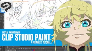 The Complete Beginner's Tutorial to Digital Animation in Clip Studio Paint: Animating a Head Turn by Dong Chang 235,476 views 1 year ago 28 minutes