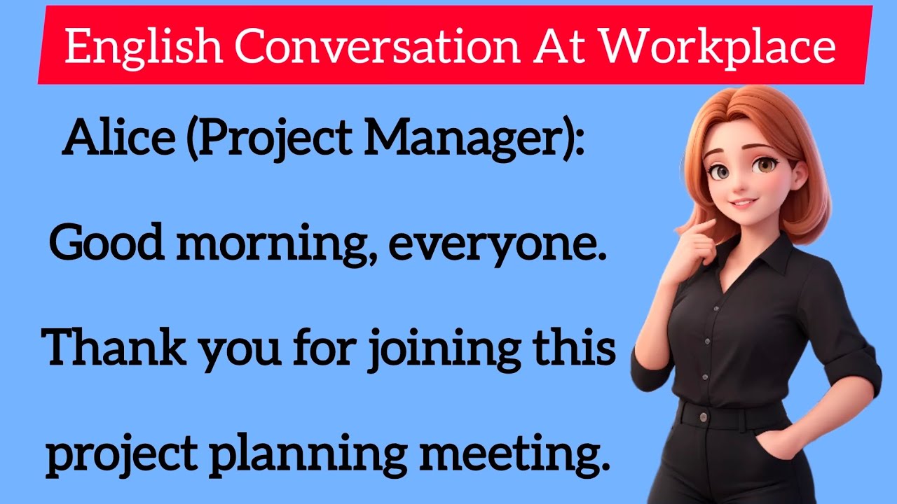 Outline Video English Conversation At Workplace | Business English Conversation With Dialogues | English Practice