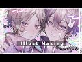 【厚塗り風】イラストメイキング8【speed painting】