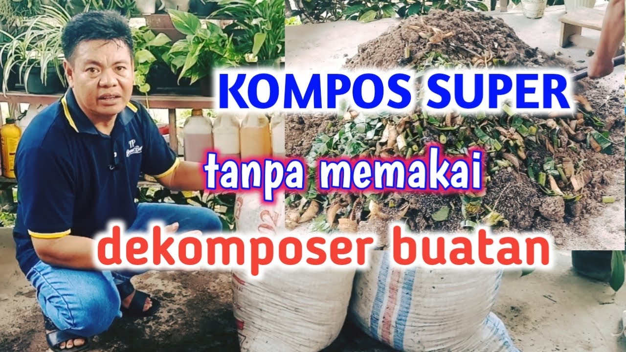 Teknik Pembuatan Kompos Tanpa Dekomposer Buatan 