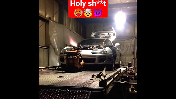 "2JZ Supra Unleashed: Epic Dyno Pulls!" 🥵#shorts #2jz supra #dyno
