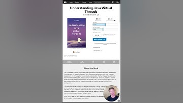 New 📚 Release! Understanding Java Virtual Threads #books #newreleases