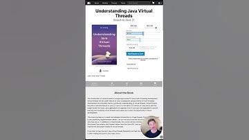 New 📚 Release! Understanding Java Virtual Threads #books #newreleases