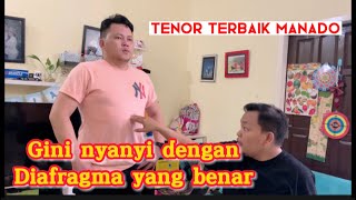 Latihan Pernafasan Diafragma Bersama Tenor Jago Di Manado.