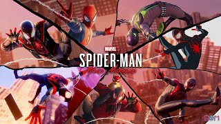 SPIDER-MAN Miles Morales - Takedowns and Finishers (All 20 Suits)