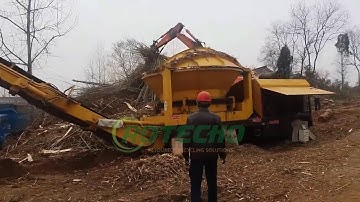 Tree root stump branches shredder crusher grinder 0086-18738190715