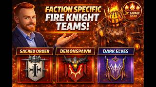 EASY 3x Savage Gear! Fire Knight Faction Teams You Can Copy  Raid Shadow Legends