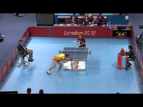 Table Tennis - ESP vs POL - Men's Team - Class 6-8 Gold Mdl Match - London 2012 Paralympic Games