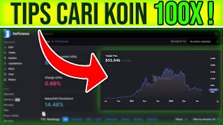 TUTORIAL CARI KOIN MICIN POTENSI 100X - CARA BACA WEBSITE DEFILLAMA INDONESIA ! PACE CRYPTO