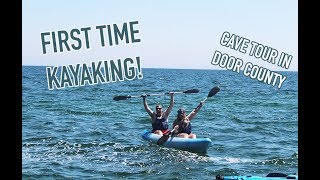 CAVE KAYAK TOUR IN DOOR COUNTY WISCONSIN | VLOG