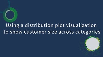 Using a distribution plot to show customer size across categories - Qlik Sense