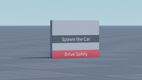 How to script a Car Spawner on Roblox | Roblox Studio