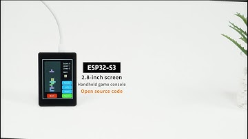 Build an ESP32-S3 Handheld Game Console with a 2.8inch Display | One Day DIY Tutorial