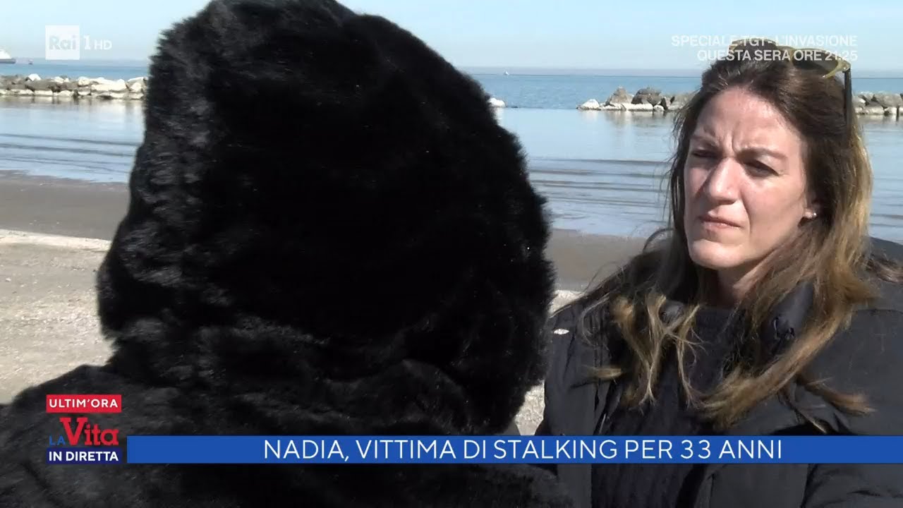 Nadia, vittima di stalking per 33 anni - La vita in diretta 24/02/2022