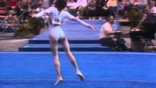 Mariana Tudor - Floor Exercise - 1986 McDonald's American Cup