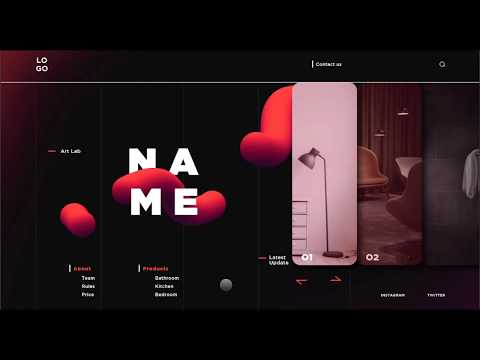 Website Design Concept for Photo Studio