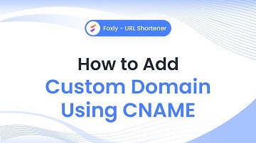 Add Custom Domain in foxly using Cname Record (Main Domain)