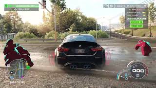 Destrozando Coches de Policia  'BMW M4' Need For Speed Unbound