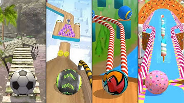 Going Balls vs Rollance Adventure Balls vs Sky Ball Jump vs Candy Ball Run Gameplay Levels 11 to 20