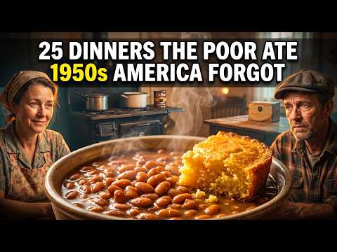 25 FORGOTTEN Poor Man Dinners From the 1950s No One Makes Anymore