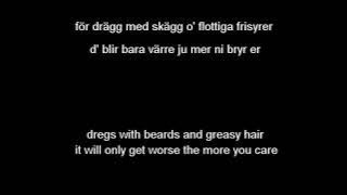 Just D - Vart tog den söta lilla flickan vägen (Swedish lyrics and English subtitles)