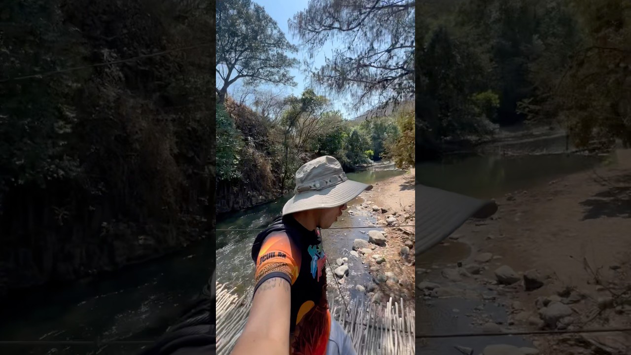 Río y puente del Platanar Malinalco #edomex
