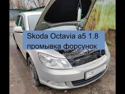 Skoda Octavia a5 Промывка форсунок инжектора