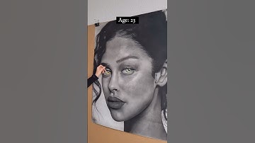 My art progress throughout the years, trust the process!! #art #artist #drawing #realism #artbyoums