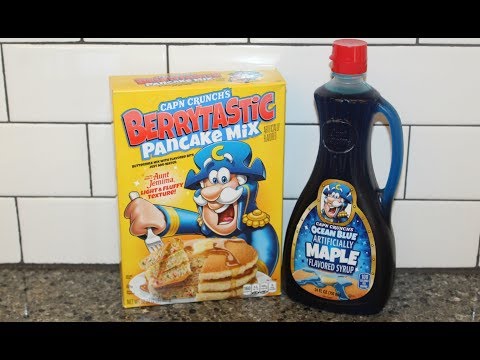 Captain Crunch X Aunt Pancake J Mix And Blue Syrup Captain Crunch X Aunt Pancake J Mix And Blue Syrup