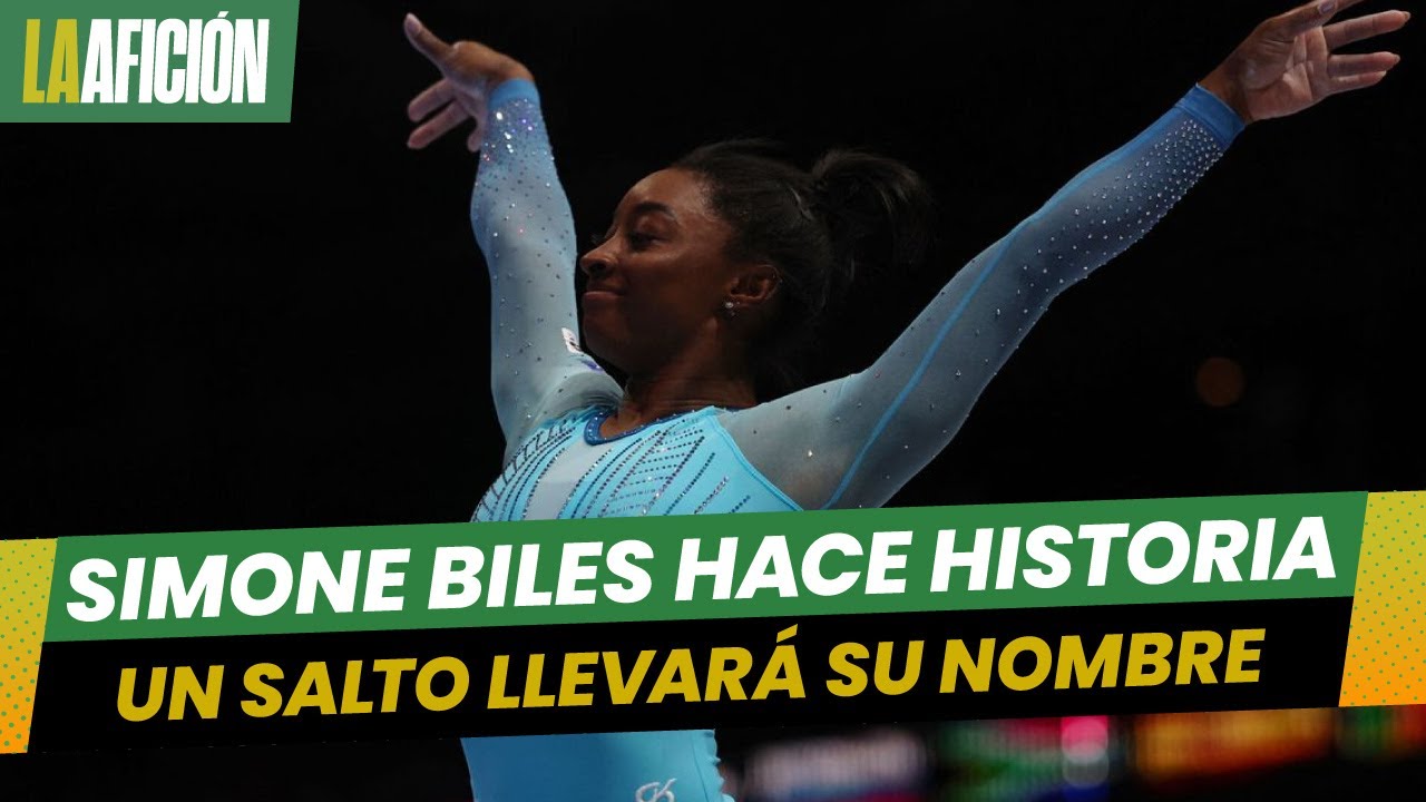 Simone Biles dá show, repete 'salto perfeito' e lidera o Mundial