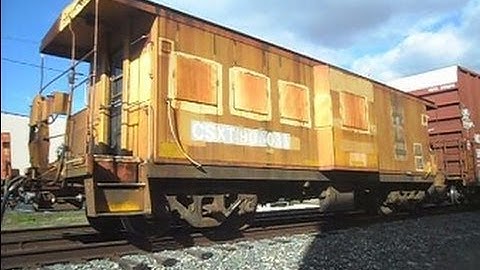 CSX Rustly Old Caboose Takes Off