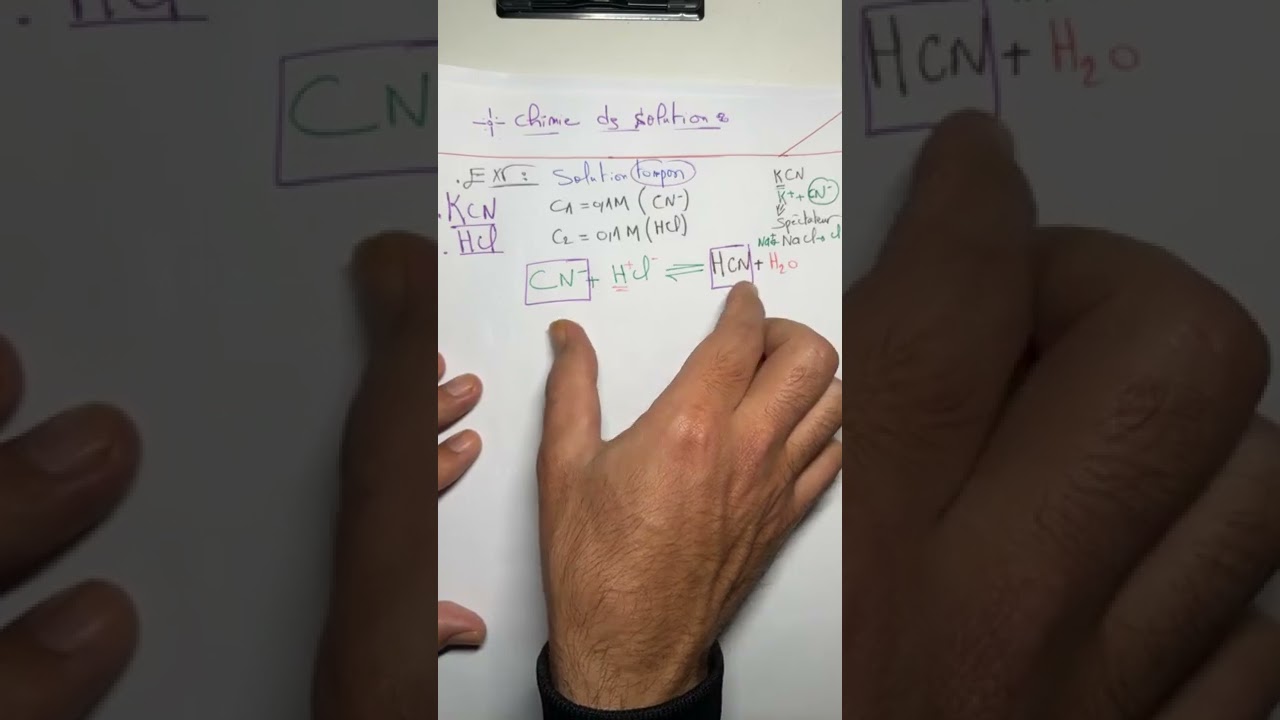 chimie de solution des exercice smpc s2