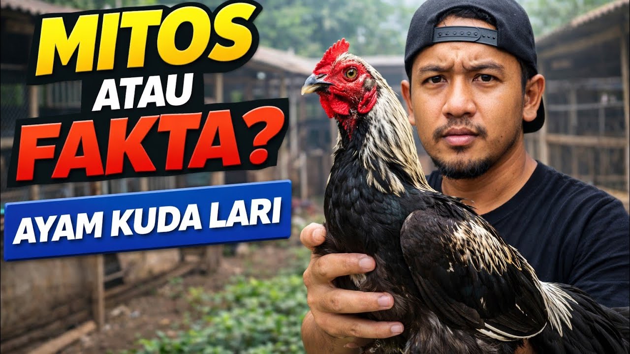 Mitos atau Fakta? Perawatan Ayam Kuda Lari Ternyata Begini #ayam #perawatanayam #dhamarrooster