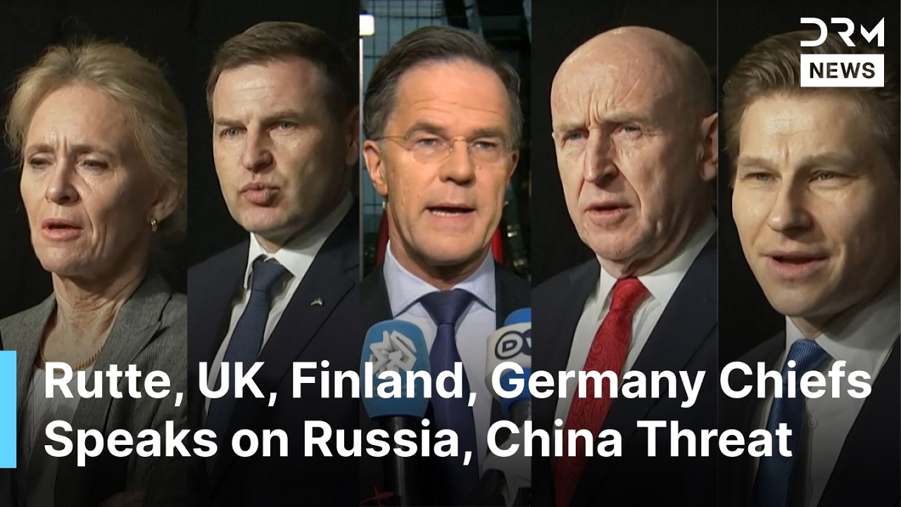 FULL SPEECHES: Rutte, UK, Finland, Germany Defence Chiefs Speak on NATO Strategy Against Russia|AC1B