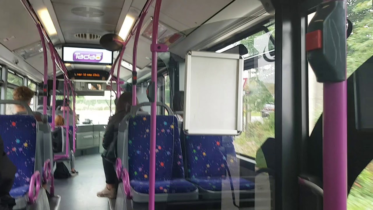 (Tadao) Trajet dans un Mercedes-Benz Citaro Facelift €4 (7110) sur la ligne Bulle 1 déviée