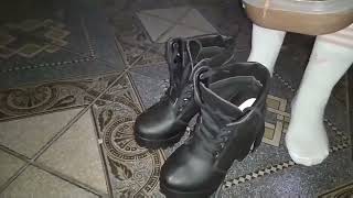 - Messy Bootswhite Socks