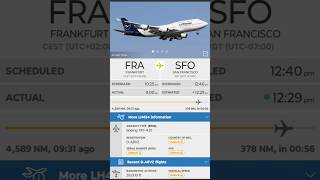 Lufthansa 747: The One Airline That Hasn't Retired 747 ✈️🧳 #flightradar24 #boeing747 #lufthansa