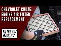 How to Replace Engine Air Filter 2014 Chevrolet Cruze 1.4L L4 | AF46152, TA46152