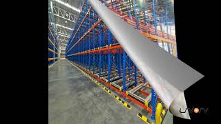 push back drive in pusher mobile racking system for rack shelf shelves