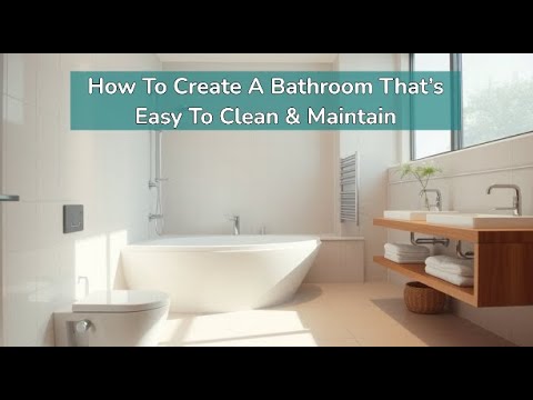 How To Create A Bathroom That’s Easy To Clean & Maintain | Bond ...