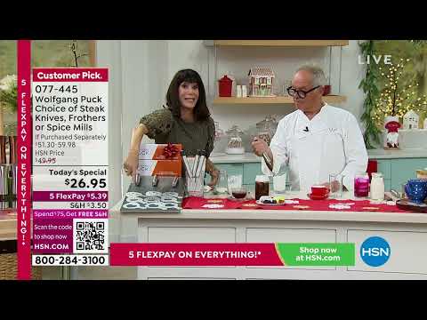 HSN | Chef Wolfgang Puck Holiday Favorites 10.14.2022 - 11 AM